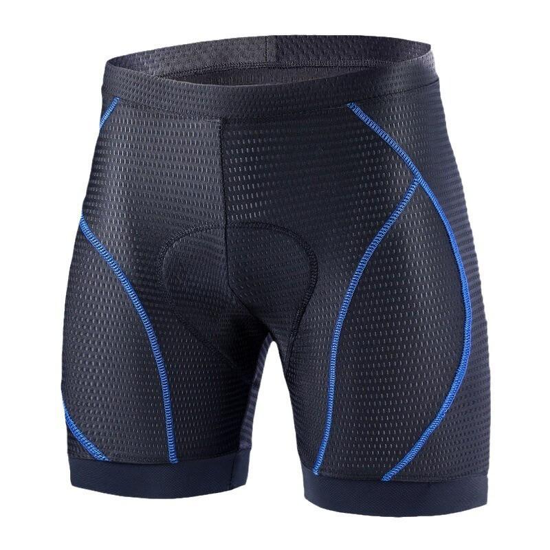 Mens Cycling Shorts With Gel Pad Chamois Road Bike Commuting Running Breathable Quick-Dry Compression Underwear