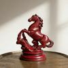 Feng Shui Horse Statue 2026 Year of The Horse Wooden Figurine for Prosperity Success Positive Energy Office Desk Decor Wealth Luck Zodiac Ornament