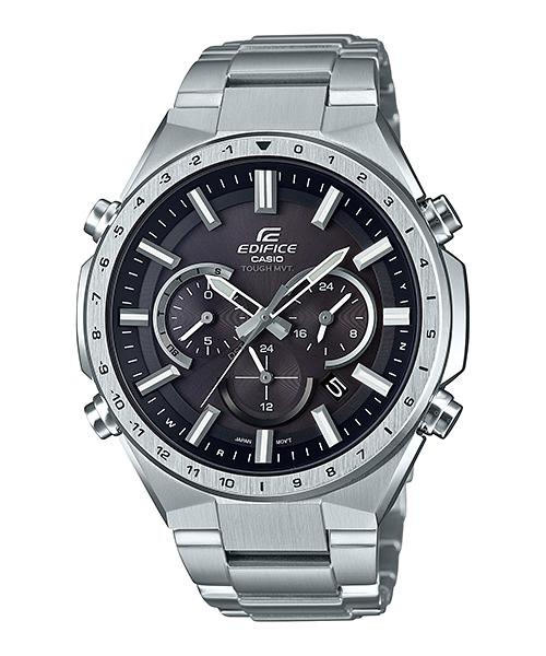 Casio Мужские аналоговые кварцевые часы из нержавеющей стали с водозащитой 100 м EQW-T660D-1A