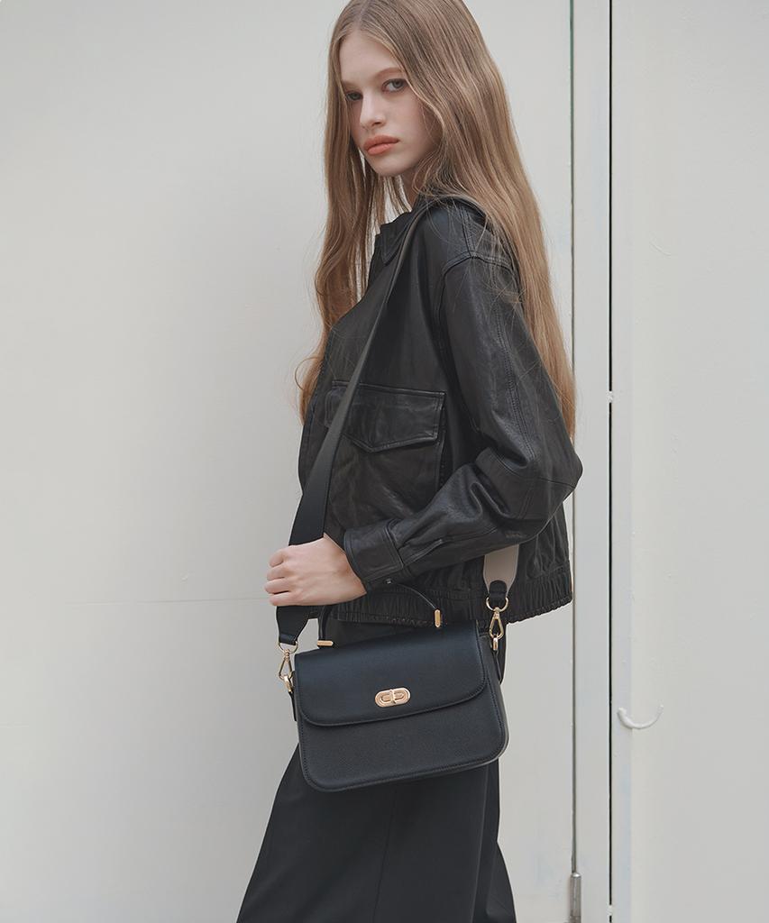 Clave Elsa Black Shoulder Bag