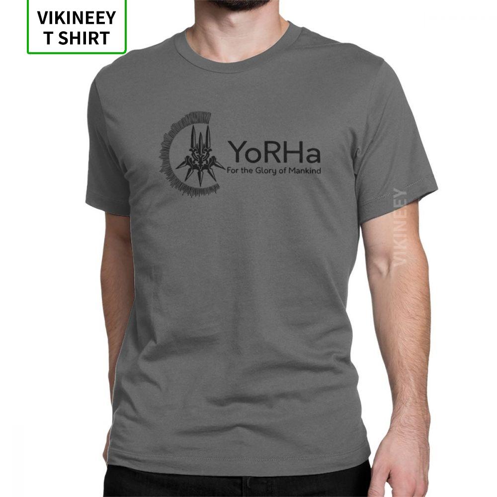T-Shirts NieR Automata Untitled Novelty 100% Cotton Tees Short Sleeve YoRHa 2B Game T Shirt Clothing Birthday Present