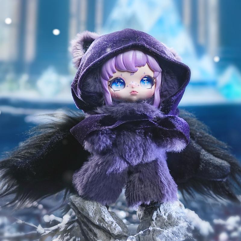 Dumia Снежная Тропа Серия Тайный Язык Blind Box Милая Виниловая Плюшевая Кукла Скелет Подвижная Ангел Девушка Подарок на День Рождения