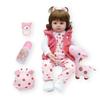 Bebe Doll Reborn Toddler 47cm Soft Silicone Reborn Baby Dolls Soft Body Lifelike Menina Christmas Surprice Girl Gifts Doll