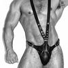 Товары для взрослых Брюки-комбинезоны для мужчин Эротические кожаные штаны Оборудование Игрушки SM Сексуальное нижнее белье Трусы