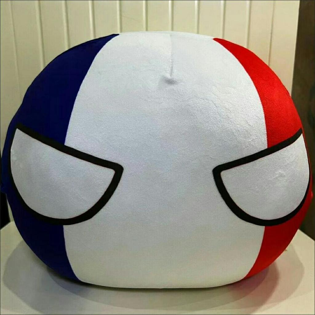 Cartoon Polandball Plush Toy Cute Country Ball Plush Doll Soft Pillow Cute Keychain Pendant Boys and Girls Birthday Gifts
