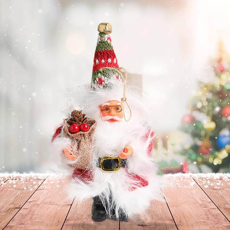Christmas Santa Claus Ornaments Pendant Home Party Desktop Bookshelf Xmas Tree DIY Exquisite Cute