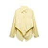 Spring New Women's Clothing Batwing Long Sleeves Loose Poplin Shirt Tops 2020458 4764020