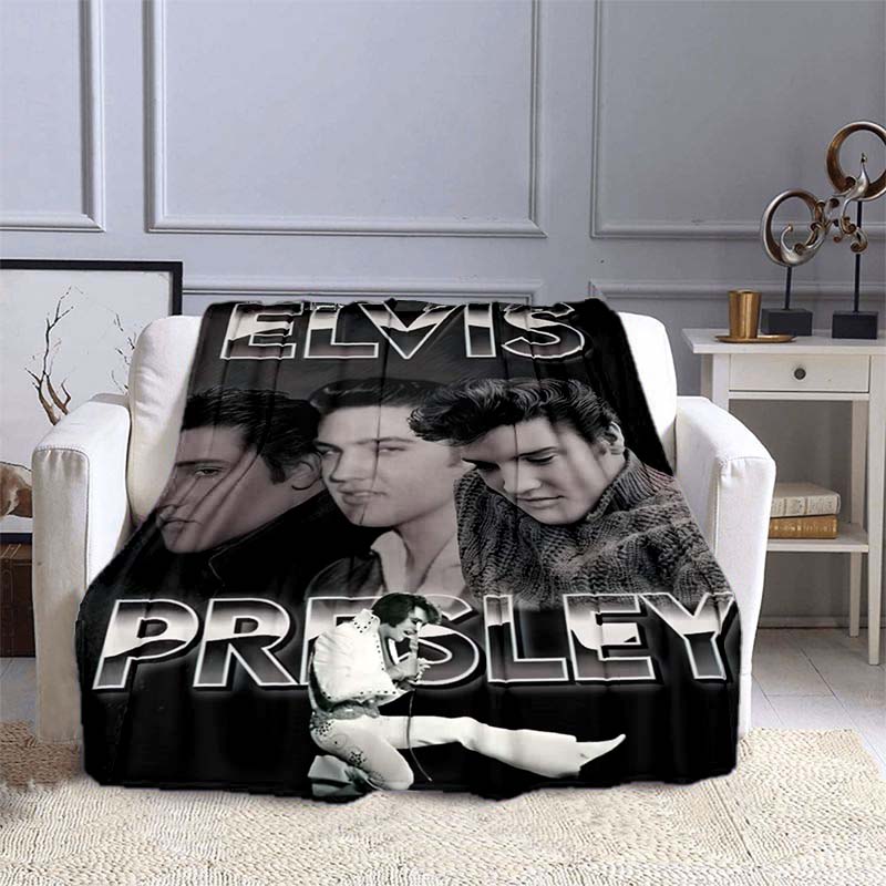Различные стили 3D-печатных диванных пледов с узором E-Elvis (рок-певец), подходят для спален взрослых и детей, а также для гостиных