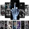 Чехол для телефона Tecno Pova 6 Pro Neo Spark 10 10C 10 Pro Spark 20 Pro 20C Задняя крышка Ударопрочный Черный Силиконовый Мягкий Чехол