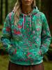 Fashion Women's Hooded Hoodies 3D Print Floral Graphic Abstract Sweatshirt Pullovers Streetwear Women's Clothing Fall Winter