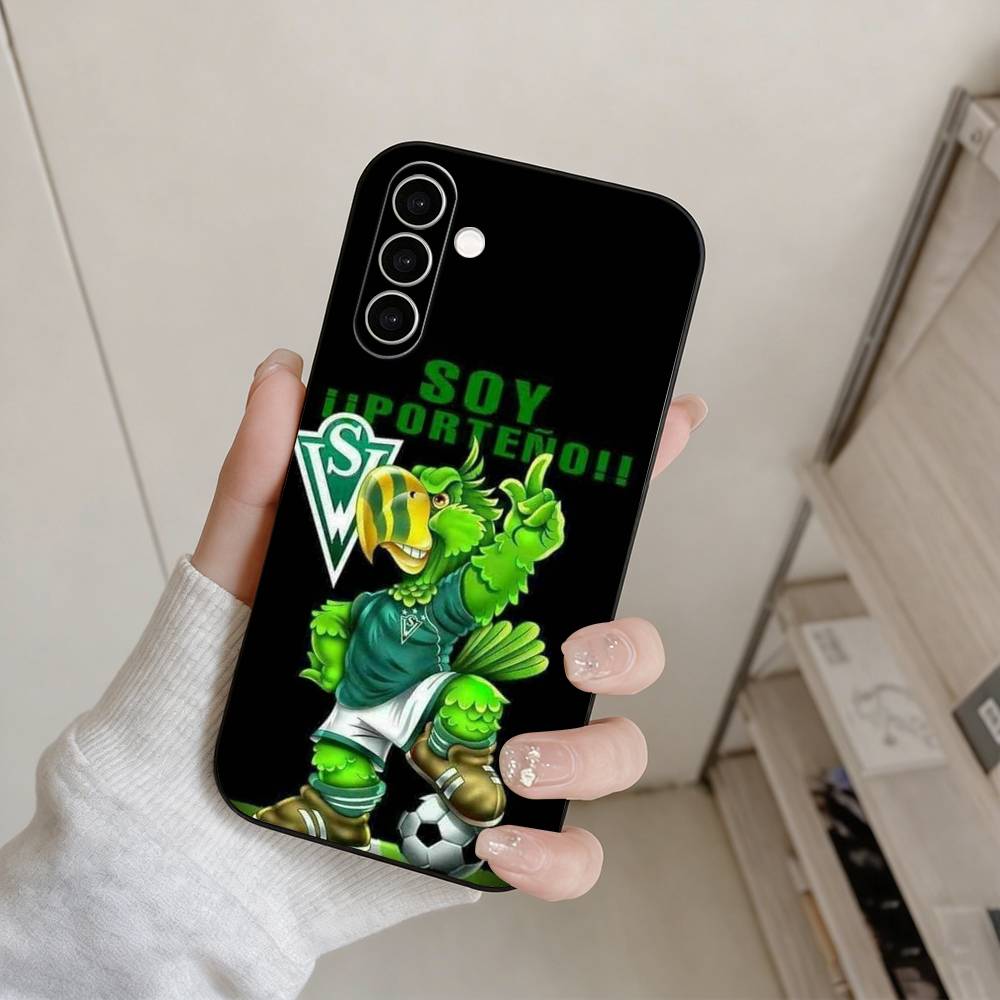 Крутой чехол для телефона S-Santiago W-Wanderers-1892 для Samsung Galaxy A73, A72, A71, A70, A53, A52, A51, Других Мягкий черный чехол