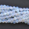 Creative Jewelry Making For Necklace Bracelet Round Charms Natural Opal Stone 4/6/8/10/12mm DIY Spacer Loose Beads
