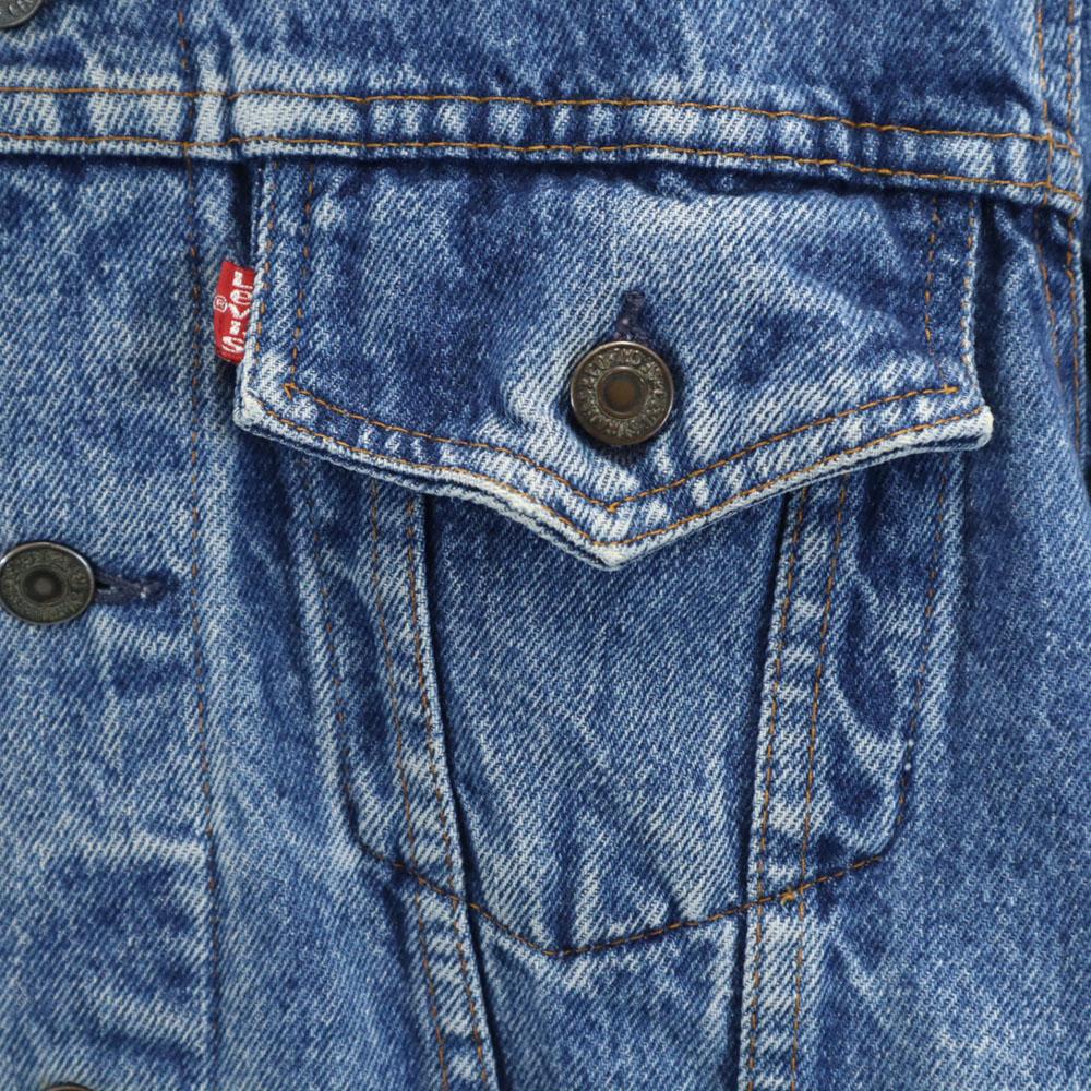 Levi's Джинсовая куртка 80-х 90-х годов Made in Canada Старая джинсовая куртка 42 Trucker джинсовая куртка Мужская Б/у