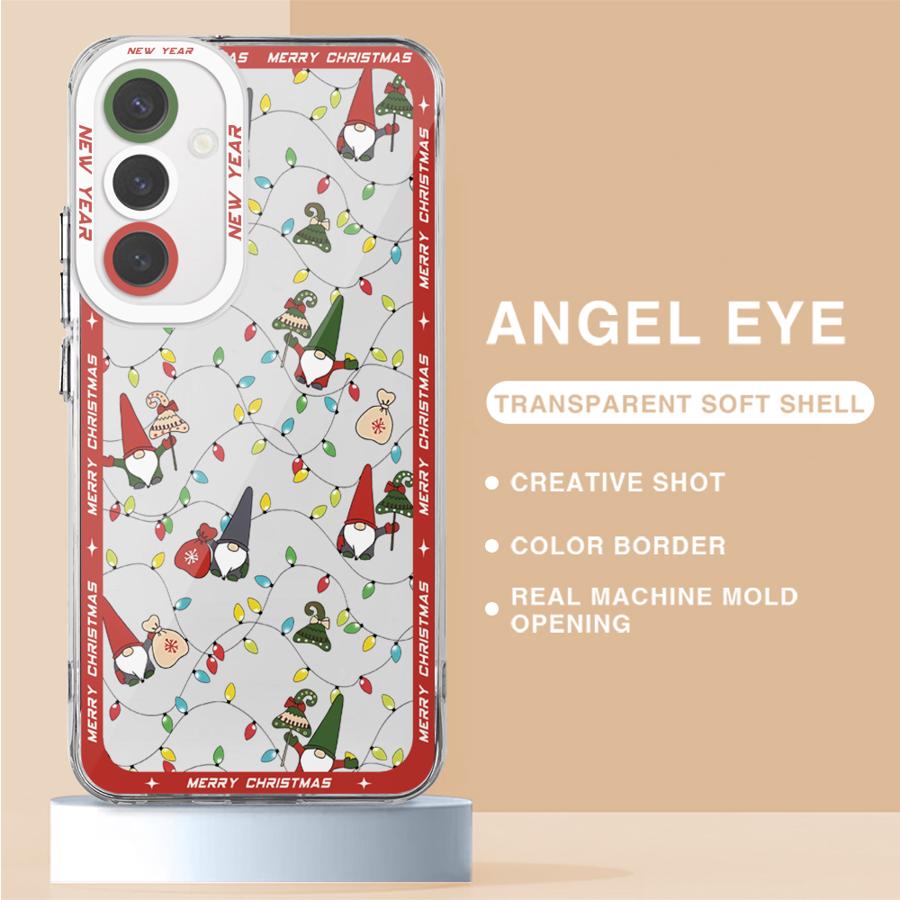 Зимний чехол Merry Christmas для телефона Samsung A13 A14 A15 A23 4G 5G A24 4G A25 A33 A34 A53 A54 A73 A35 A55 5G сумка