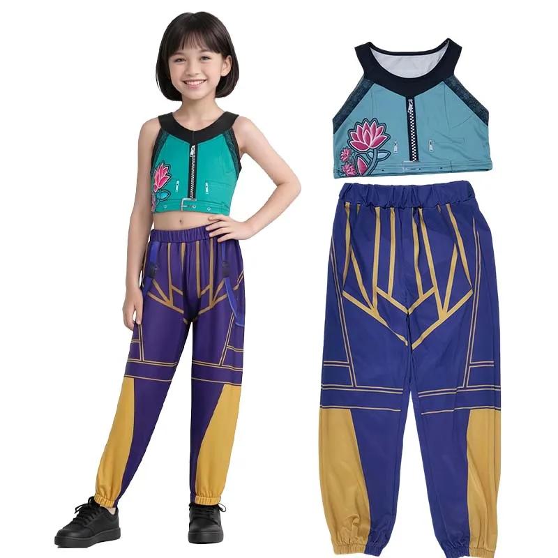 Anime K-Pop Mira Rumi Zoey Cosplay Costumes Girl Halloween Stage 3D Printed Pattern Role Play Clothes