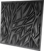3D Wall Panel Mold for Gypsum, Plaster or Concrete Tile for Decorative Wall Panels 'Forest'