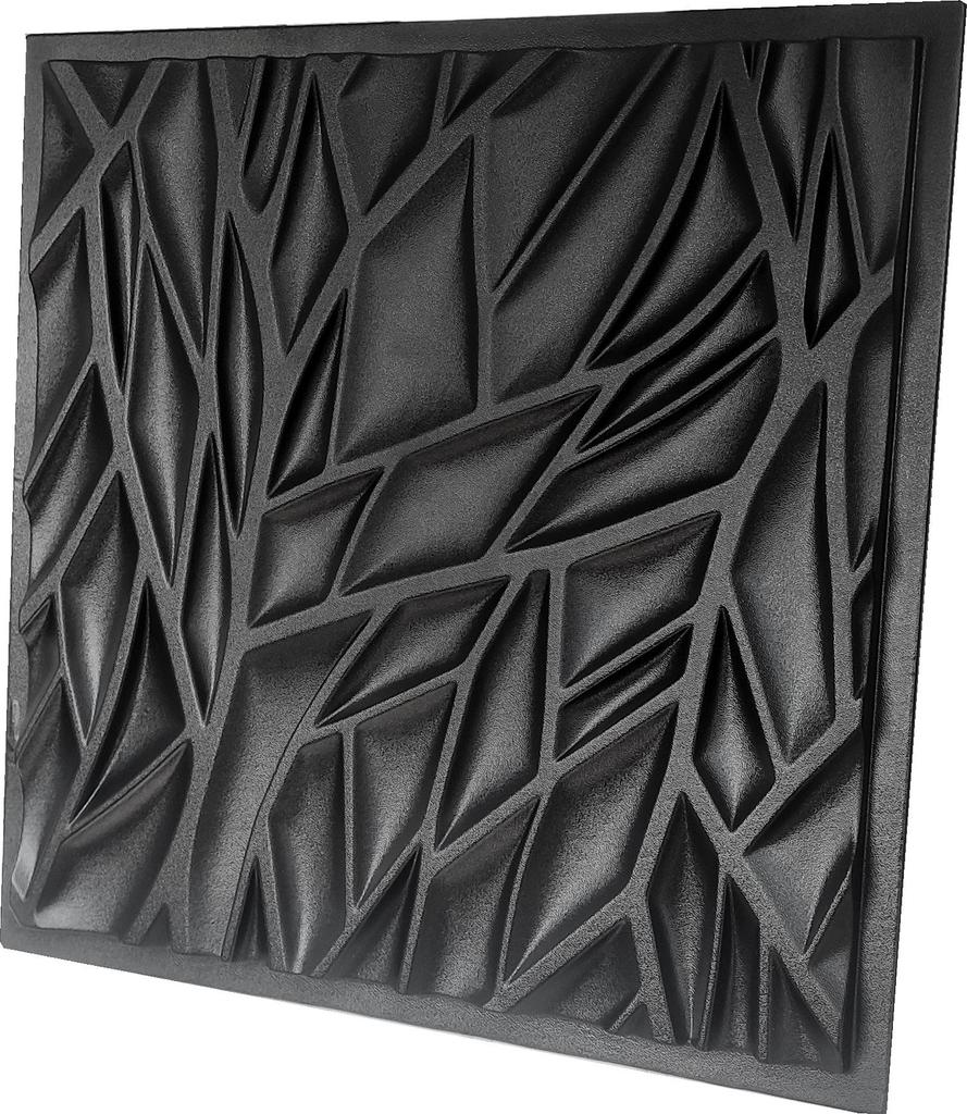 3D Wall Panel Mold for Gypsum, Plaster or Concrete Tile for Decorative Wall Panels 'Forest'