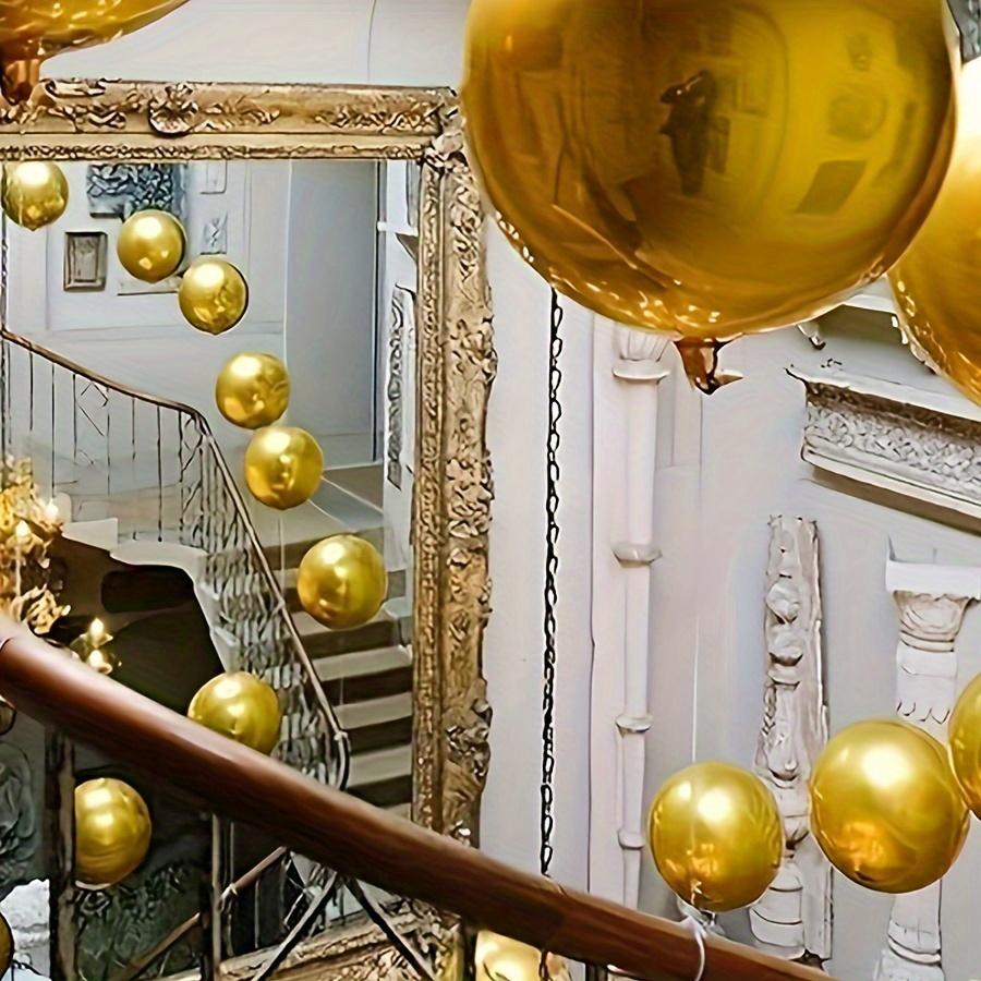 10 круглых 4D-шариков из алюминиевой фольги, подойдут для свадеб, дней рождения, а также отлично подойдут для помолвок и выпускных церемоний.