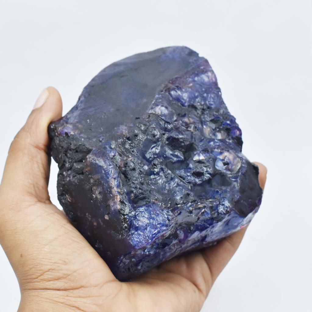 CEYLON Natural Blue Sapphire Raw 4584.85 Ct CERTIFIED Uncut Rough Loose Gemstone