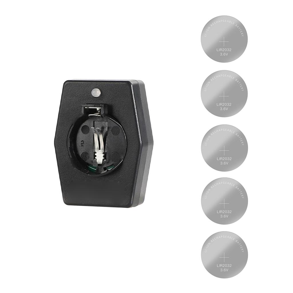 5 шт. аккумуляторных батареек таблеточного типа с зарядным устройством Type-C, зарядный адаптер для аккумуляторов LIR2032, 2025 и 2016