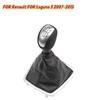 ДЛЯ Renault ДЛЯ Laguna 3 2007 2008 2009 2010 2011 2012 2013 2014 2015 6-ступенчатая кожаная ручка переключения передач Чехол от пыли Кожаный чехол