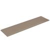 Wall Mounted Headboard Panels 12 pcs Cappuccino 60 x 15 cm Fabric
