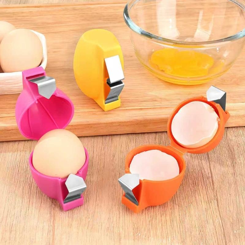 Dishwasher Safe Multipurpose Kitchen Tool Eggs Shell Opener for Beating Eggs and Opening Shell Suitable Various Eggs Size