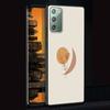 Чехол с фиолетовым фоновым рисунком для Samsung Galaxy Note 20 Ultra 10 Lite 9 8, черный силиконовый чехол для телефона Note20 Note10 Plus Funda