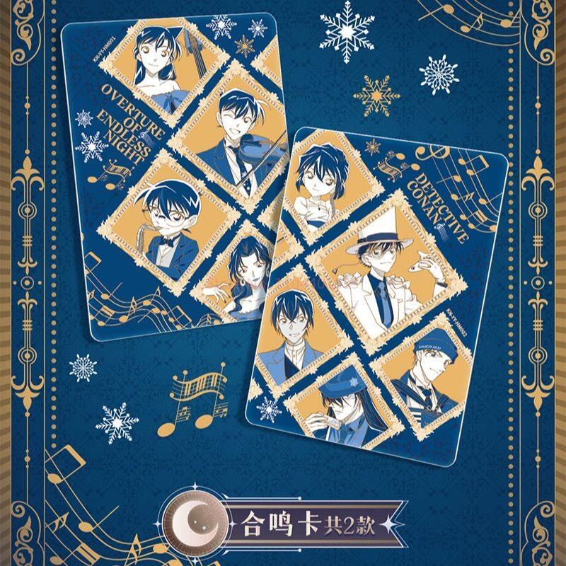 Genuine Detective Conan Collection Card Exquisite Black and Gold Character Card Anime Protagonist Peripheral Collect Gifts
