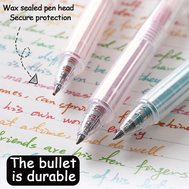 9 шт. набор гелевых ручек Esthete, винтажные принадлежности для письма Morandi, цветные чернила, нейтральные ручки, милые канцелярские принадлежности, прекрасный подарок