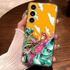 Чехол для телефона JoJo Adventure Killer Queen для Samsung S25 S24 Ultra S23 Fe S22 S20 S21 Plus Fe Ultra 5G Прозрачный чехол