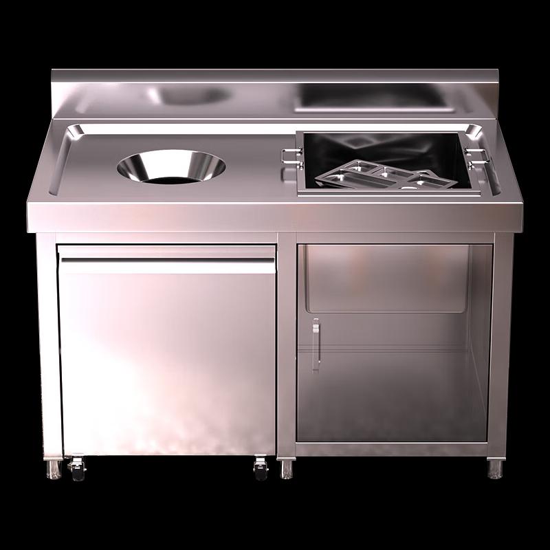 Commercial Double-Hole Meal Service Cart