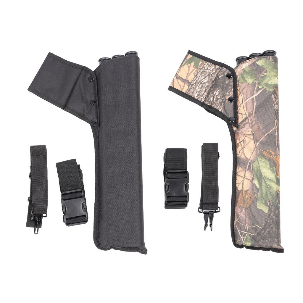 Колчан для стрельбы из лука, регулируемый пояс, 3 трубки для стрел, колчан для тренировок с блочным рекурсивным луком
