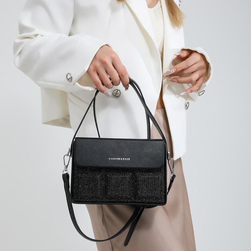 Ielgy Niche Design Fashion Simple Underarm Bag Exquisite All-Match Ladies Cross-Body Handbag