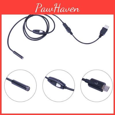 Высококачественная 7-мм 6-светодиодная USB-эндоскопическая бороскопическая инспекционная камера 2 м 5 м