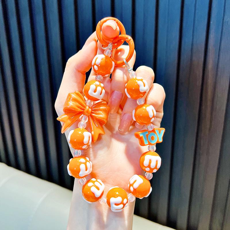 Подвеска для телефона и брелок с бантом из бисера: Подарочные аксессуары для мобильных телефонов, рюкзаков и автомобилей