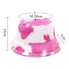 Cow Stripe Bucket Hat Soft Panama Hat Outdoor Fisherman Cap  Men Women