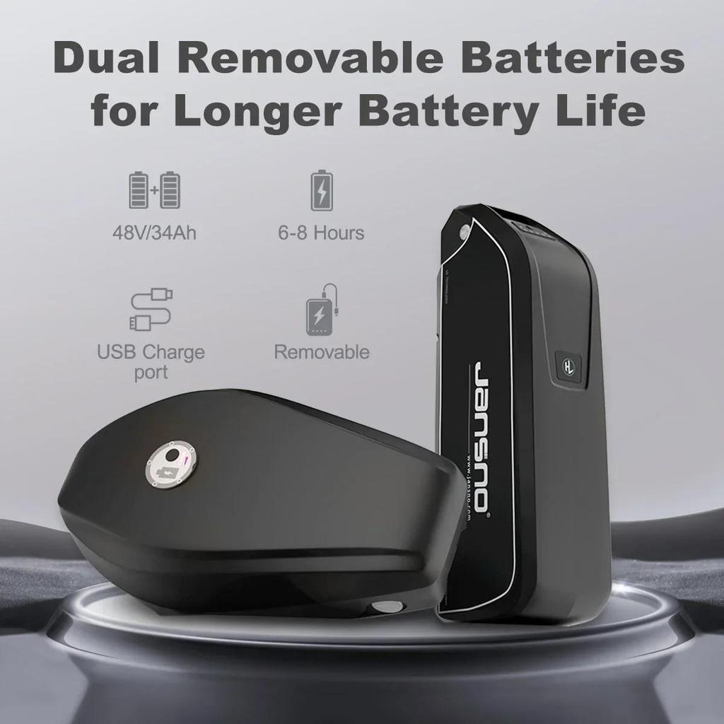 EBike x70 750W Dual Lithium Battery 34AH Long Range 40KM/H 20*4Fat Tire Electric Bike Mountain Electric Bicycle E-motorcycle