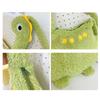 Zipper Cartoon Crossbody Bag Solid Color Shoulder Bags Lightweight Long Neck Dinosaur Bag  Girls