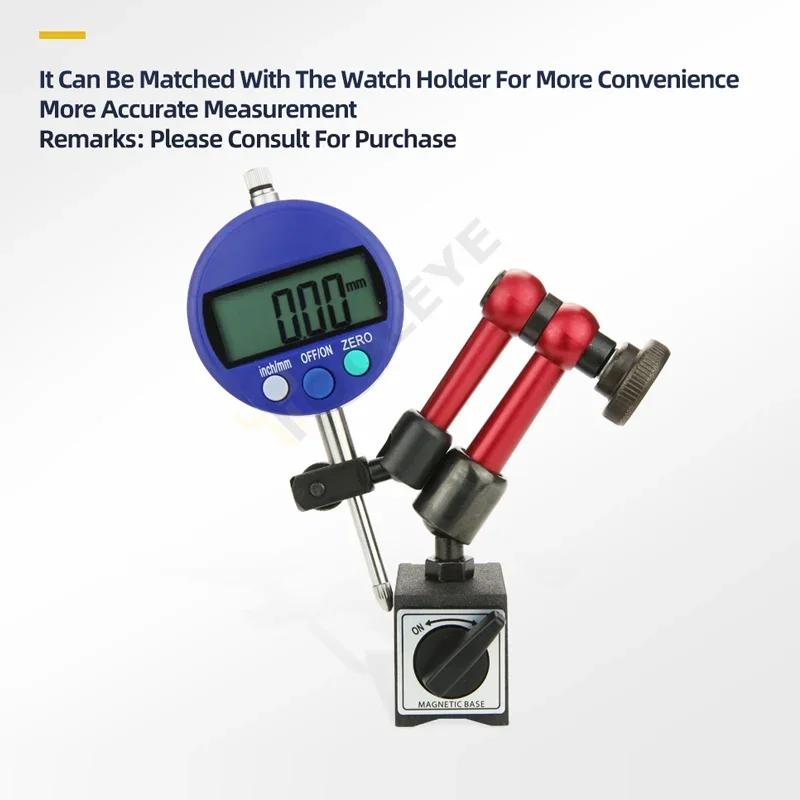 Цифровой циферблатный индикатор Магнитная подставка Держатель циферблатного индикатора Измерение нутромера Микрометр Измерительные щупы Инструмент