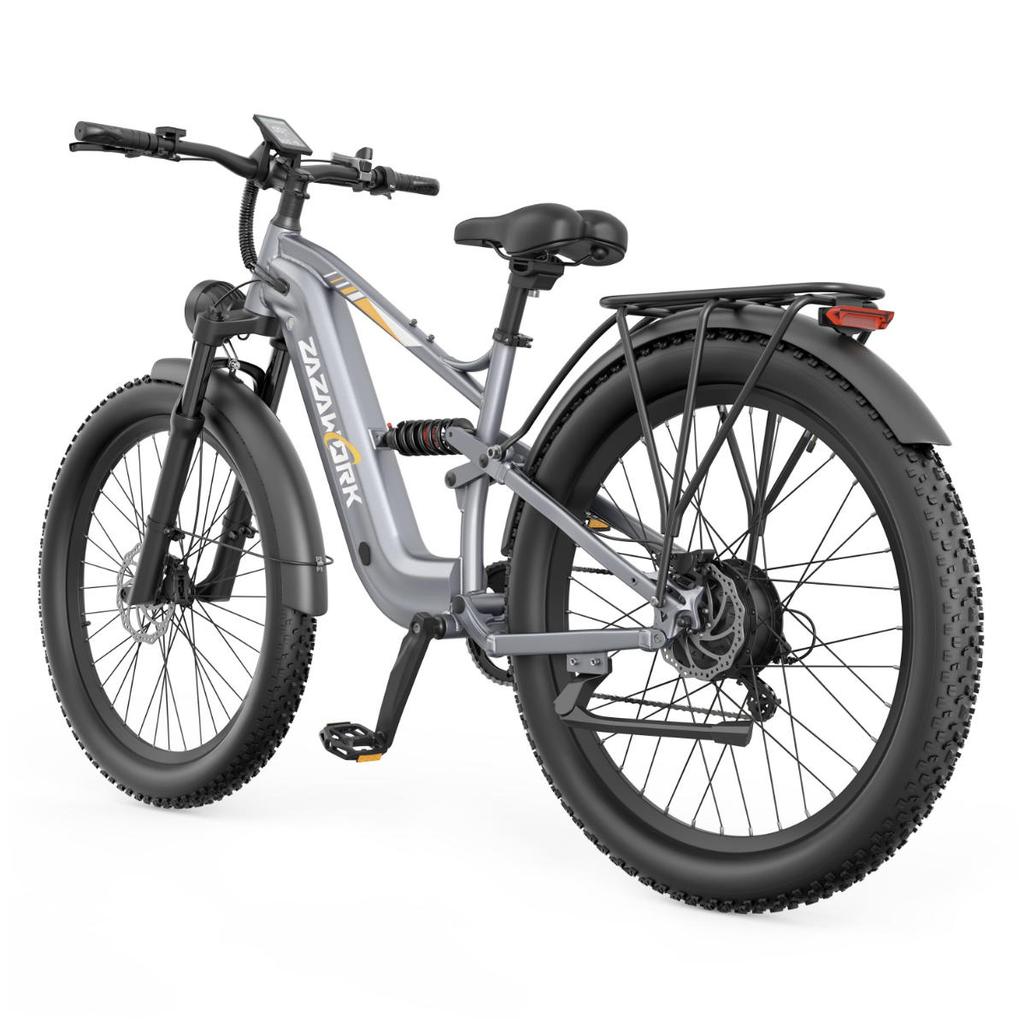 ZAZAWORK CF500 City e-bike 1000W motor 48V 20Ah battery 27.5 x 3-inch tires hydraulic brakes maximum load capacity 150 kg.