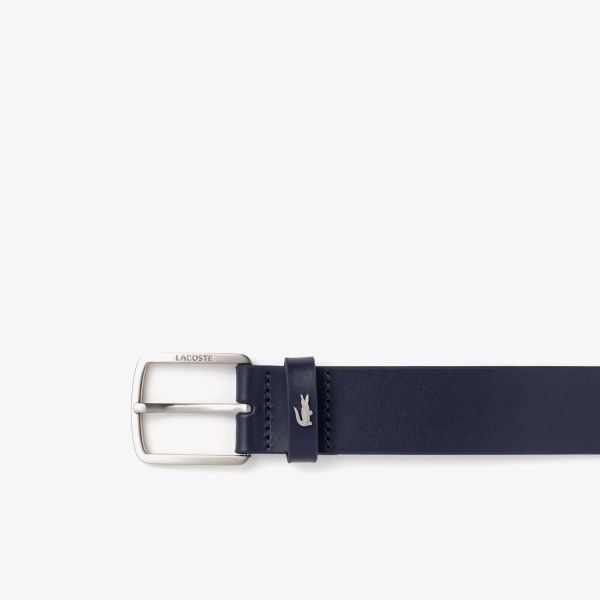Lacoste Серебряный ремень из кожи крокодила 35 мм Bb Rc4082m56g