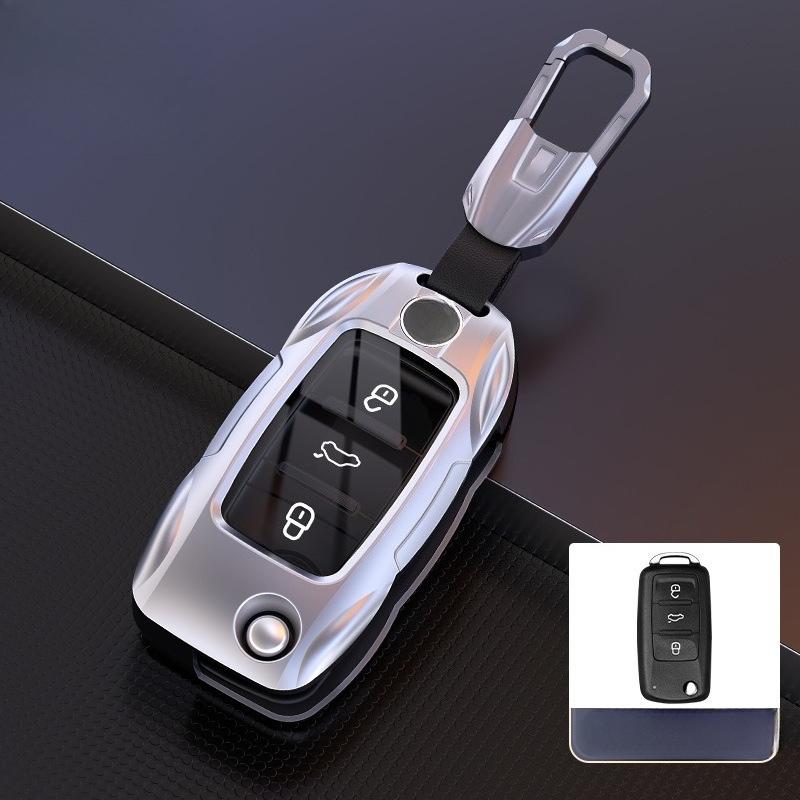 Чехол для автомобильного ключа из сплава, Для Vw Volkswagen Cupra Formentor Golf 8 Mk8 Id.3 Id.4 Skoda Octavia Seat Leon Mk4 Gti R Автоаксессуары