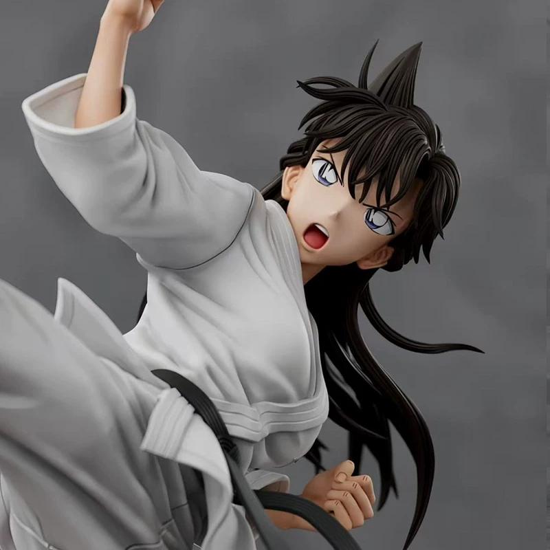 New Arrival Detective Conan Karate Ran Mouri Action Figure Anime Bishoujo Trendy Toy Model Desktop Decorative Statue Gift
