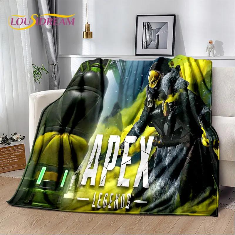 A-Apex Legends Игровая Мультяшная Мягкая Плюшевая Одеяло, Фланелевое Одеяло Плед для Гостиной Спальни Кровати Дивана Пикника Покрывало