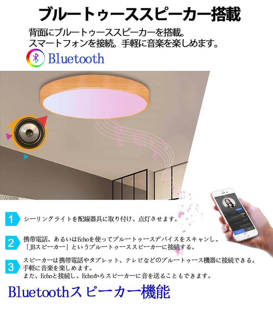 Светодиодный музыкальный потолок Taiguraz Wood Grain, 6 татами, WiFi, совместимый с Amazon Bluetooth, RGB-подсветка с дистанционным управлением и регулировкой яркости, идеально подходит для использования в помещении