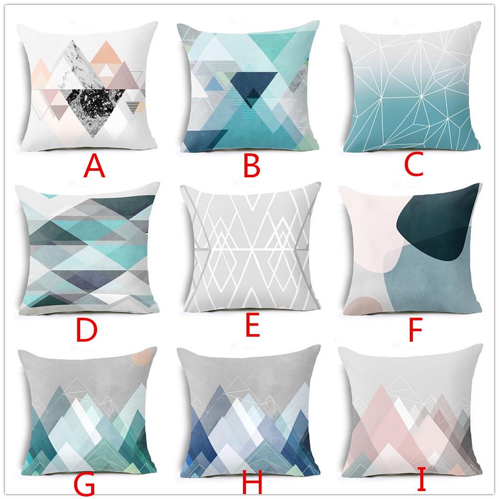 Geometric Pillow Case Waist Cushion Cover Sofa Home Decor