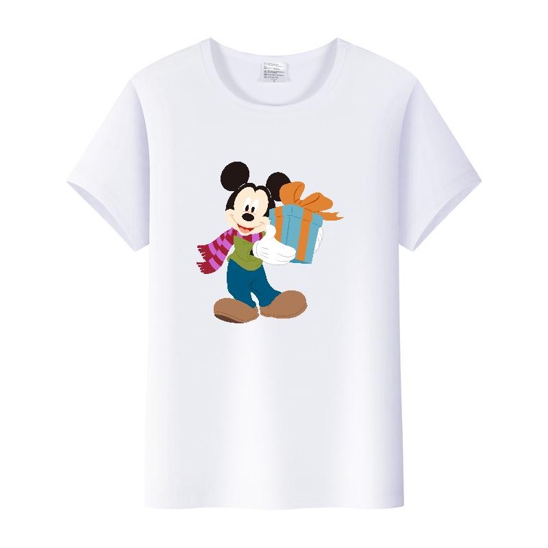 Vintage Disney Cartoon Men Tshirt Tops Summer Blouses Women Short Sleeve T-shirt Gothic Tee Ladies Mickey Mouse Graphic Clothes