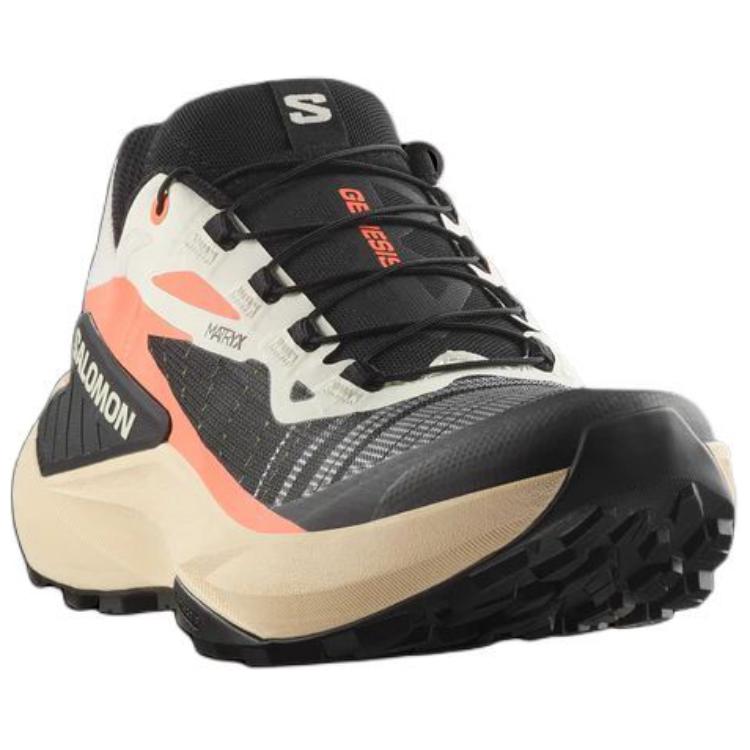 SALOMON Genesis Удобные Нескользящие Прочные Низкие Кроссовки Женские Кроссовки Черные Белые 478204