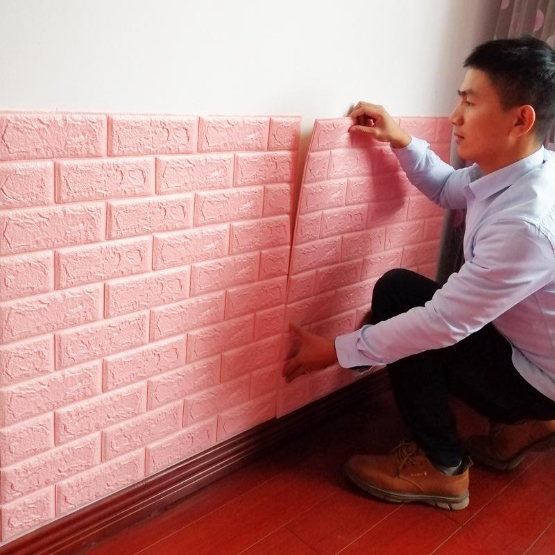 3/5/10 шт. 30*35 см 3D самоклеящиеся наклейки на стену, украшение для дома, фоновые наклейки, водонепроницаемые и влагостойкие